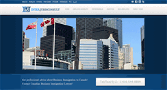 Desktop Screenshot of businessimmigrationlawyer.ca